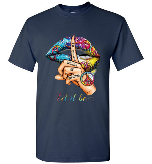 Let It Be Peace Hippie Tee Shirt Top T-Shirt