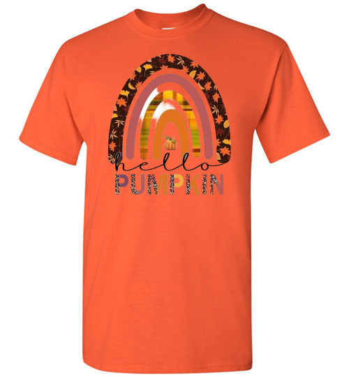 Pumpkin Rainbow Fall Tee Shirt Top T-Shirt