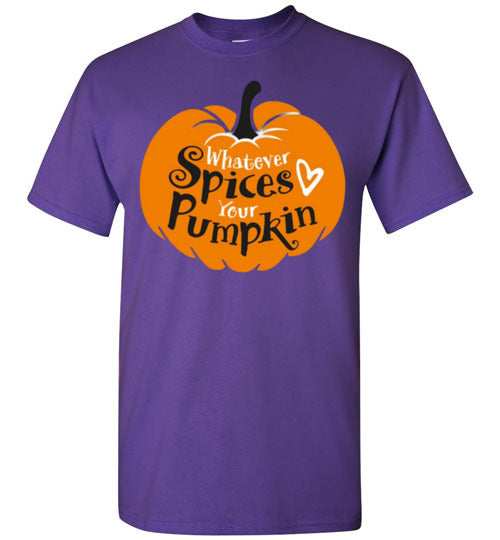 Whatever Spices Your Pimpkin Tee Shirt Graphic T-Shirt Top