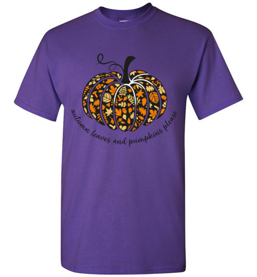 Pumpkin Fall Tee Shirt Graphic Top T-Shirt