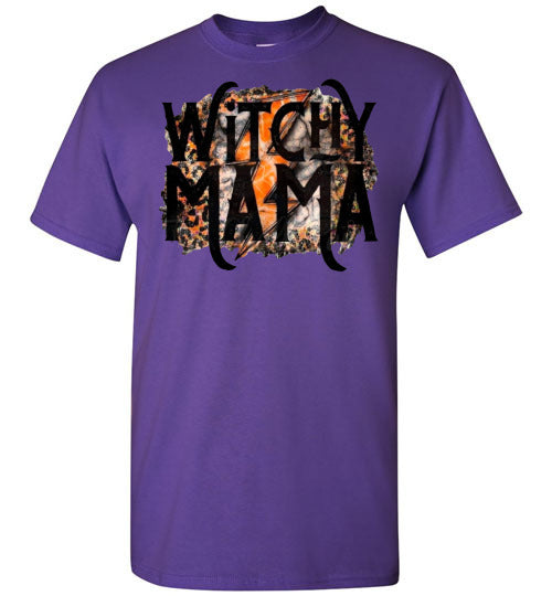 Witchy Mama Halloween Fall Tee Shirt Top T-Shirt