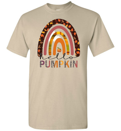 Pumpkin Rainbow Fall Tee Shirt Top T-Shirt
