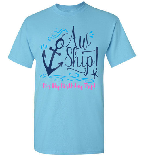 Birthday Cruise Graphic Tee Shirt Top