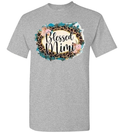 Blessed Mimi Grandmother Grandma Tee Shirt Top T-Shirt