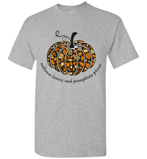 Pumpkin Fall Tee Shirt Graphic Top T-Shirt