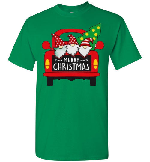 Old Christmas Truck With Gnomes Tee Shirt Top T-Shirt
