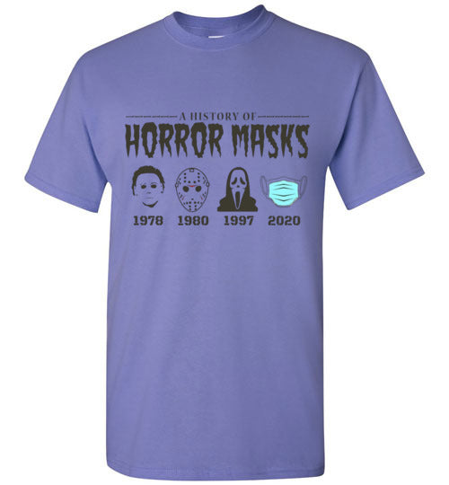 Horror Mask Funny Tee Shirt Top T-shirt