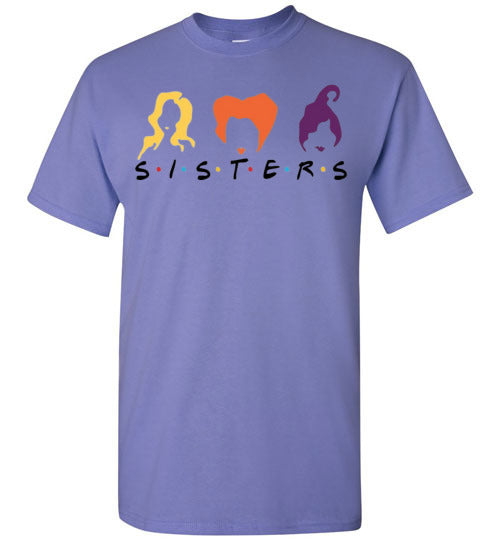 Witch Sisters Halloween Fall Graphic Tee Shirt Top