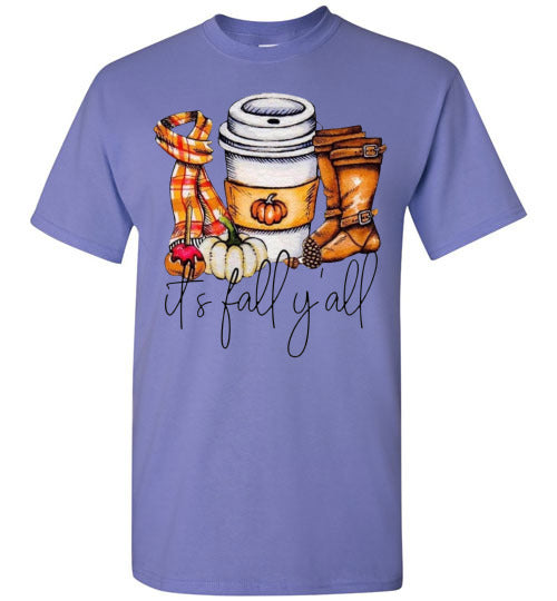 It's Fall Ya'll Graphic Tee Shirt Top