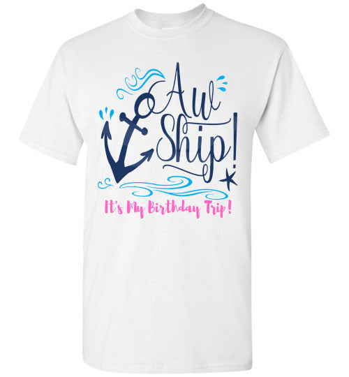 Birthday Cruise Graphic Tee Shirt Top
