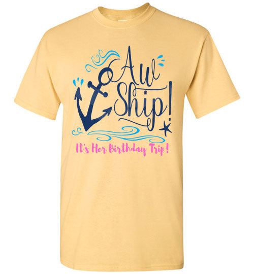 Birthday Cruise Graphic Tee Shirt Top