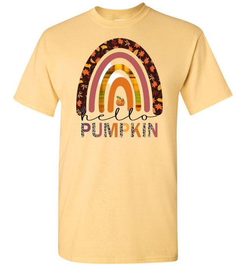 Pumpkin Rainbow Fall Tee Shirt Top T-Shirt