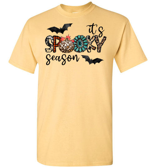 It's Spooky Season Halloween Bat Tee Shirt Top T-Shirt
