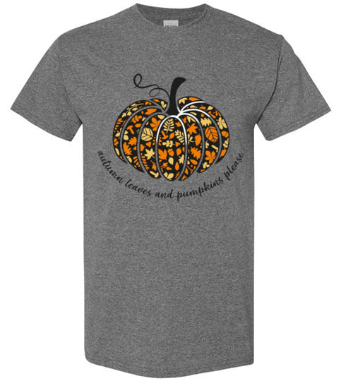 Pumpkin Fall Tee Shirt Graphic Top T-Shirt