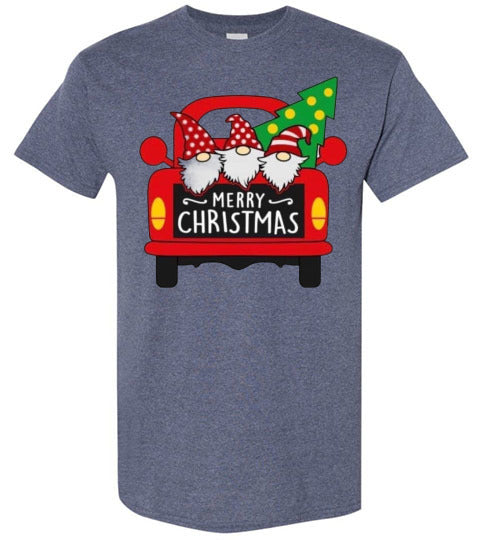 Old Christmas Truck With Gnomes Tee Shirt Top T-Shirt