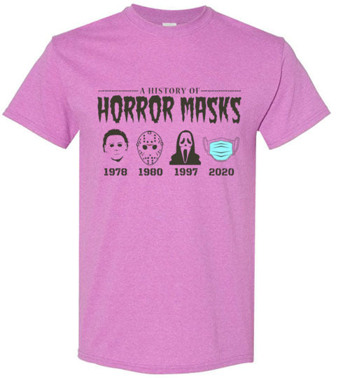 Horror Mask Funny Tee Shirt Top T-shirt