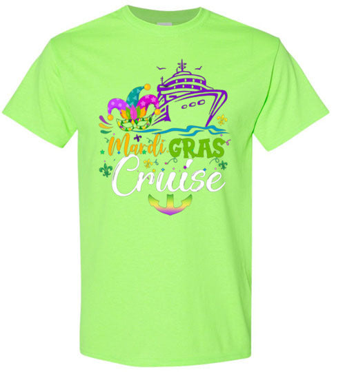 Mardi Gras Cruise Graphic Tee Shirt Top