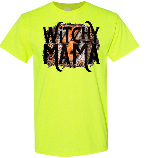Witchy Mama Halloween Fall Tee Shirt Top T-Shirt