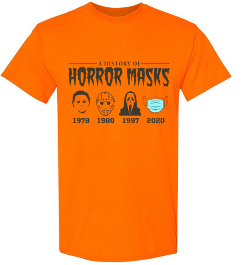 Horror Mask Funny Tee Shirt Top T-shirt