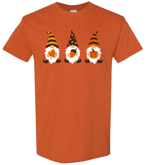 Gnomes Fall Tee Shirt Top T-Shirt