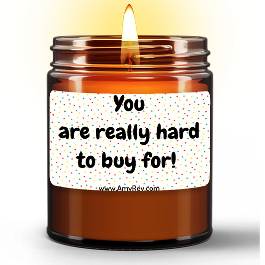 You Are Really Hard To Buy For Natural Wax Candle Gift