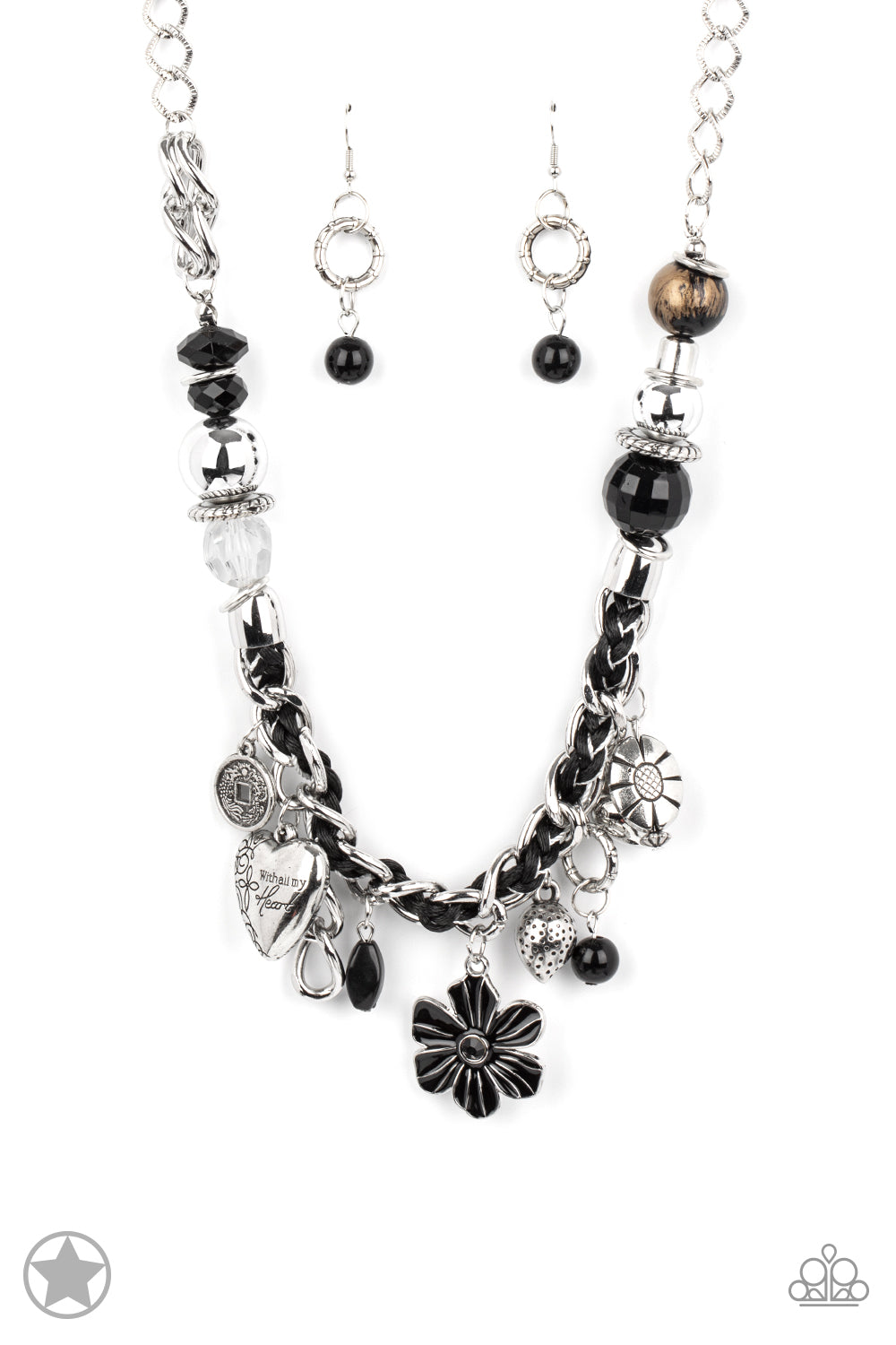 Charmed, I Am Sure - Black Blockbuster Necklace 327