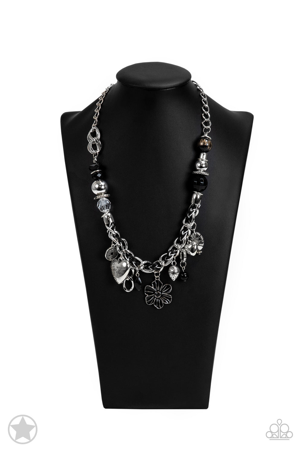 Charmed, I Am Sure - Black Blockbuster Necklace 327