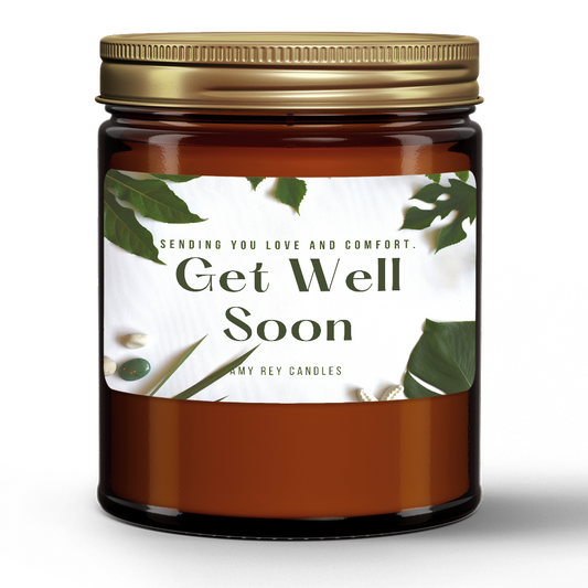 Get Well Soon Natural Wax Candle