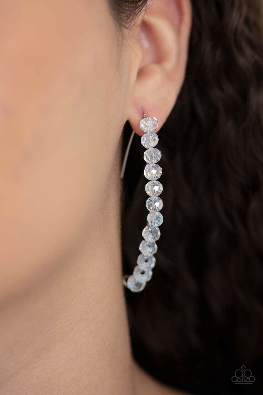 GLOW Hanging Fruit - White Paparazzi Jewelry Accessories 2201