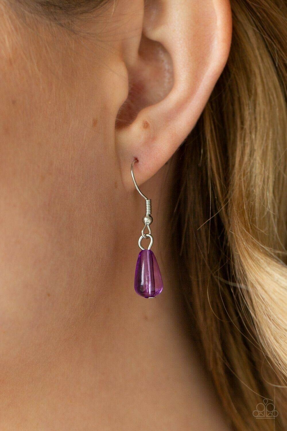 Midsummer Mixer - Purple Necklace Paparazzi Jewelry Accessories 2573