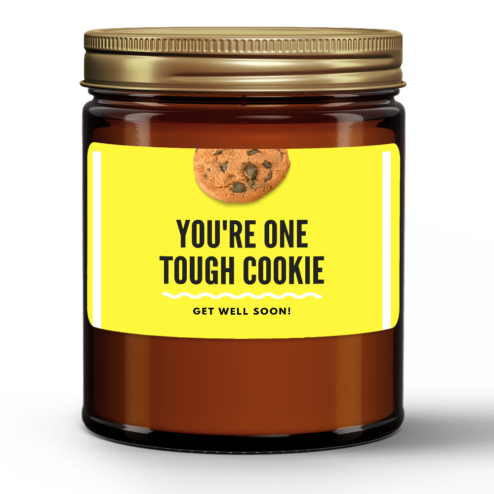 You're One Tough Cookie Get Well Soon Natural Candle