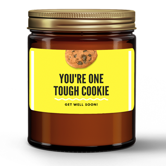 You're One Tough Cookie Get Well Soon Natural Candle