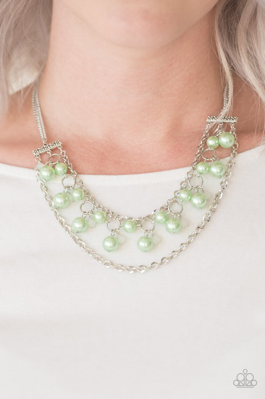 Rockefeller Romance - Green Necklace 058