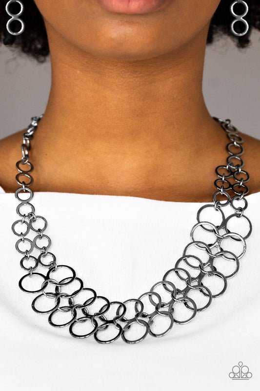 Metro Maven - Black Necklace 328