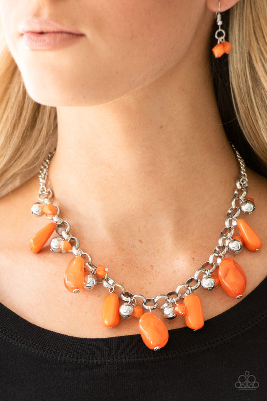 Grand Canyon Grotto - Orange Necklace 670