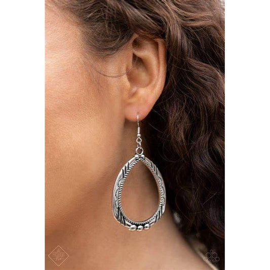 Terra Topography - Silver Earrings 976