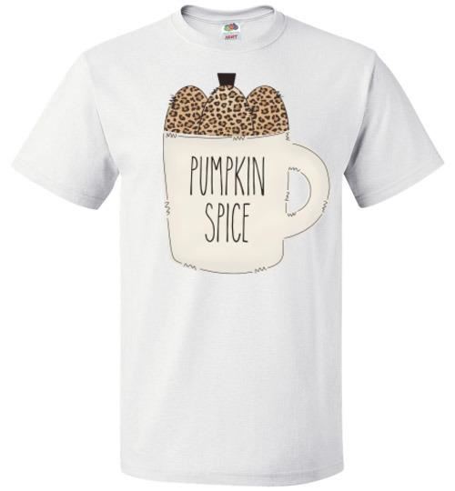 Pumpkin Spice Fall Tee Shirt Top T-Shirt Small - 6X