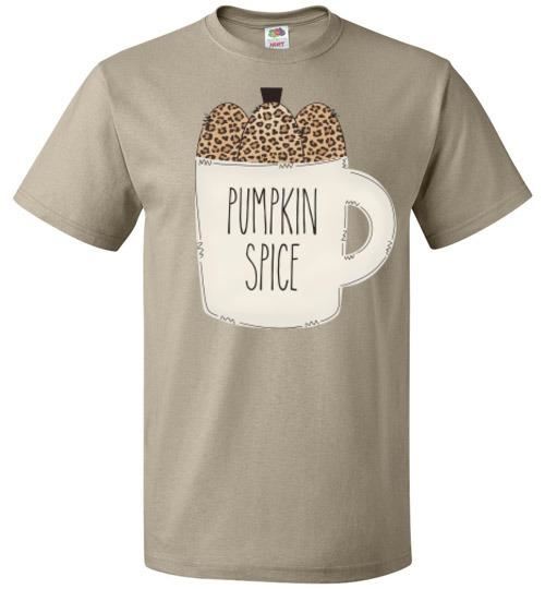 Pumpkin Spice Fall Tee Shirt Top T-Shirt Small - 6X