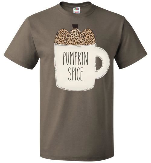 Pumpkin Spice Fall Tee Shirt Top T-Shirt Small - 6X
