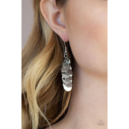 Hear Me Shimmer - Silver Earrings 766