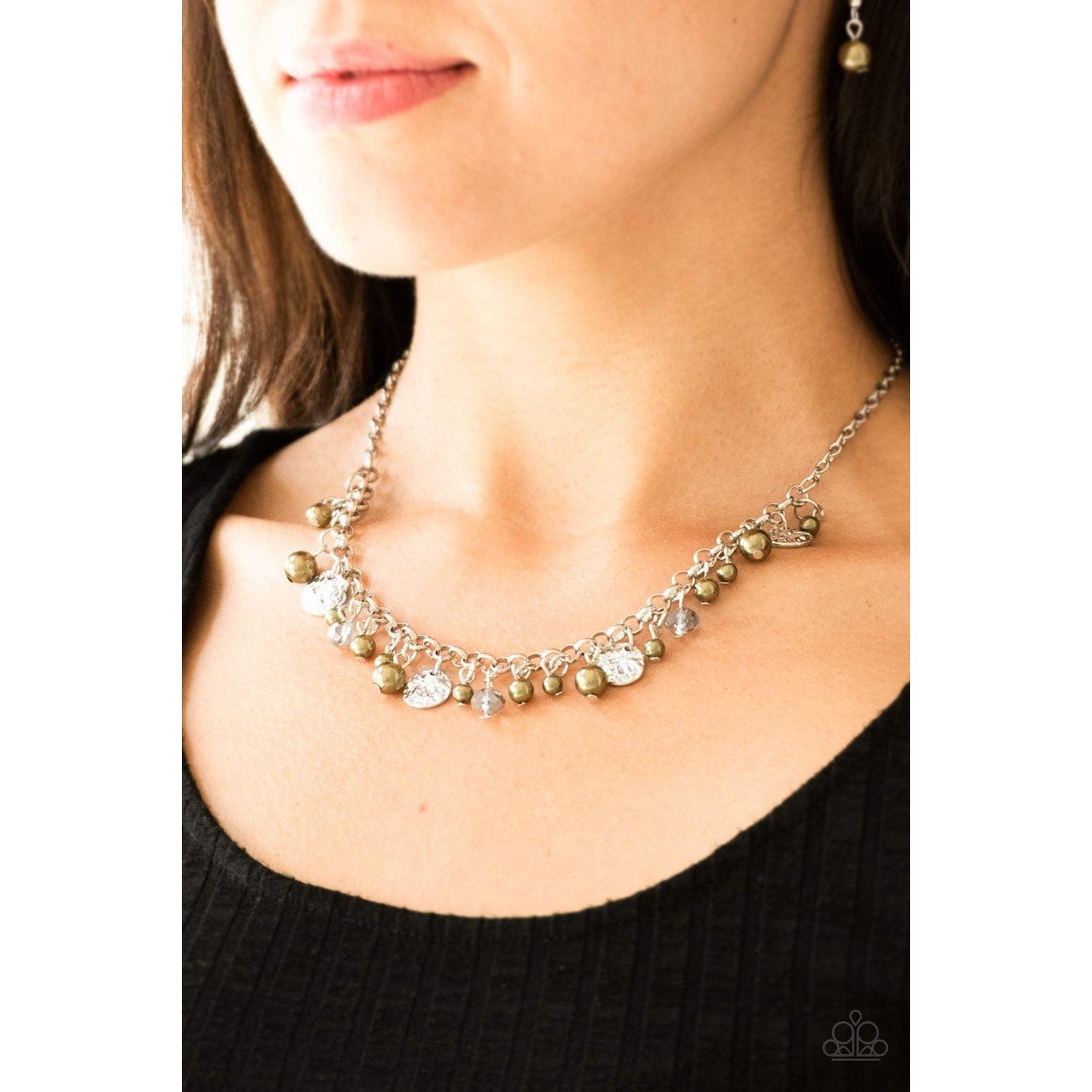 Coastal Cache – Green Necklace 534