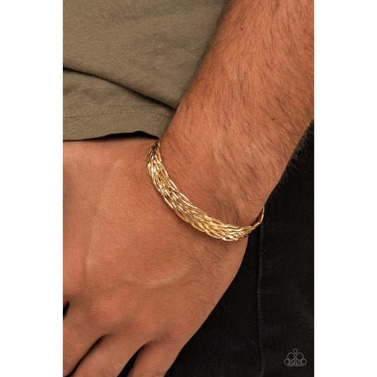 Magnetic Maven – Gold Cuff Bracelet