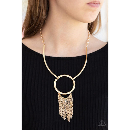 Pharaoh Paradise - Gold Necklace Earrings