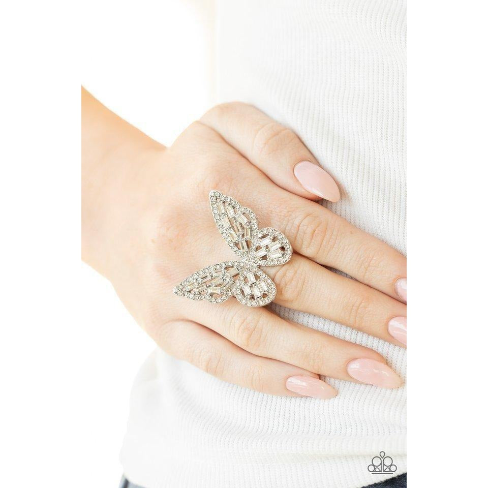 Flauntable Flutter - White Ring 2130