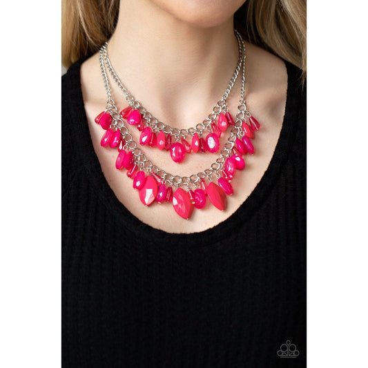Midsummer Mixer - Pink Necklace 2129