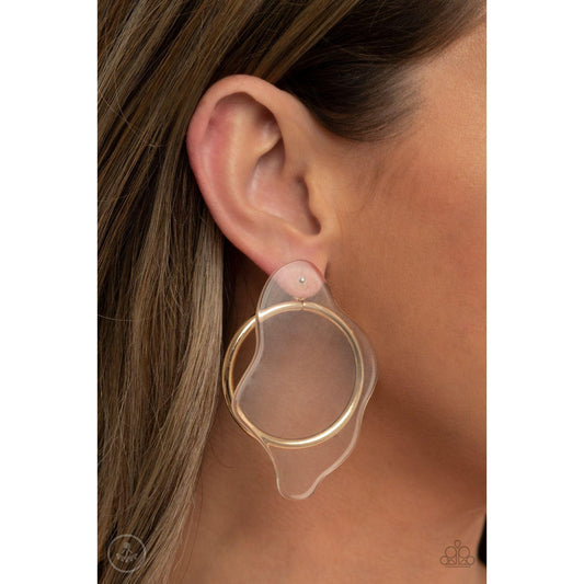 Clear The Way! - Gold Earrings 821