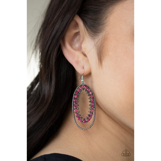 Marry Into Money – Pink Earrings