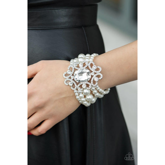 Rule The Room - White Bracelet