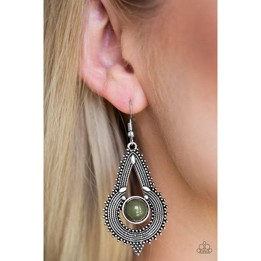 Zoomin Zumba - Green Earrings 802
