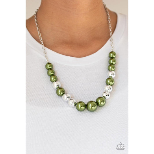 Take Note - Green Necklace 1523